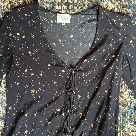 Sezane Tops - Silk star top Sézane